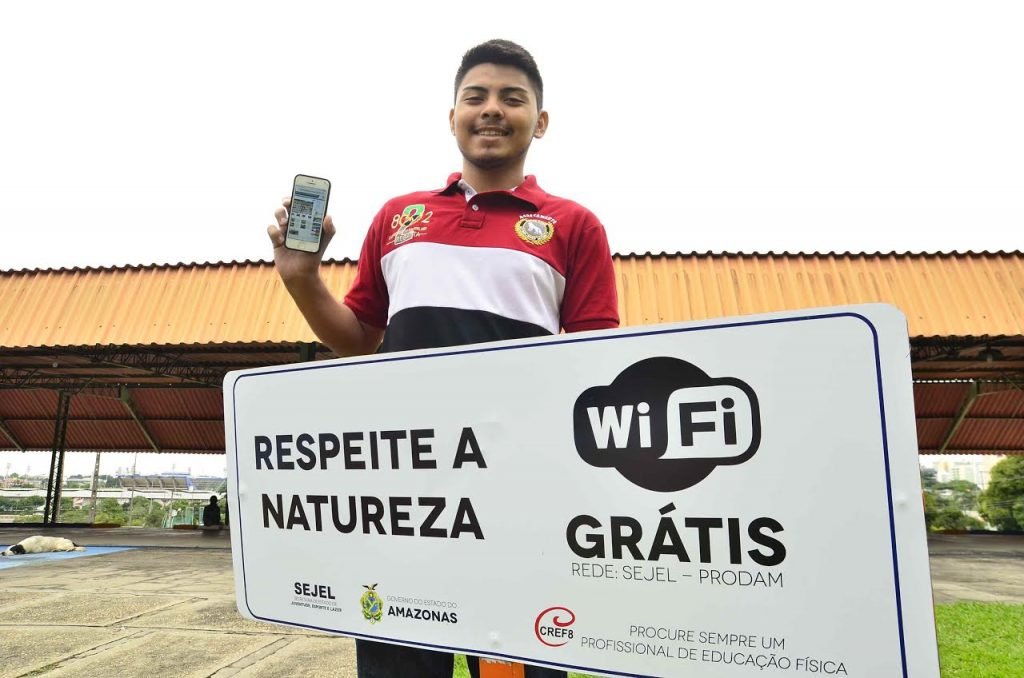 Manaus ganha oito pontos de Wi-Fi de acesso gratuito na Vila Olímpica