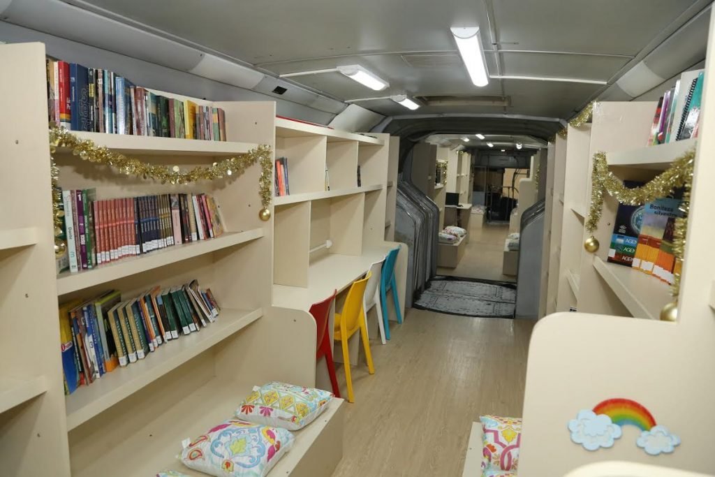 Biblioteca itinerante do Sinetram começa as atividades neste sábado
