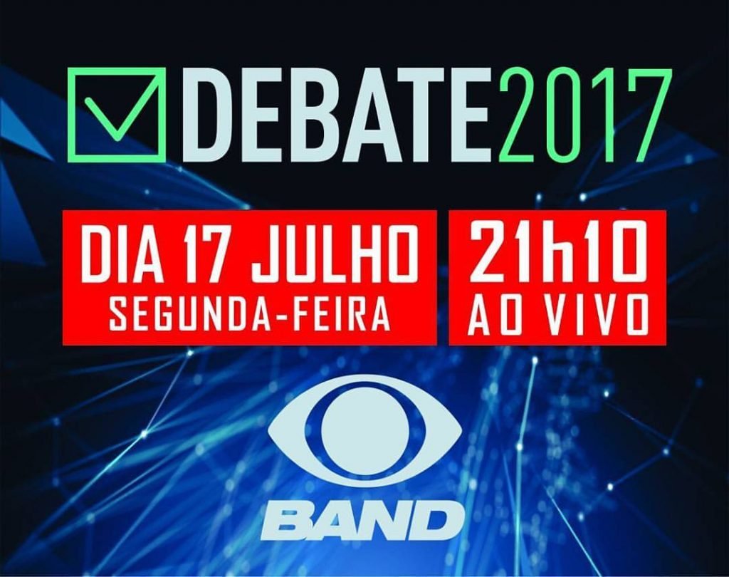 Band Amazonas realiza hoje primeiro debate da eleição ao Governo do Amazonas