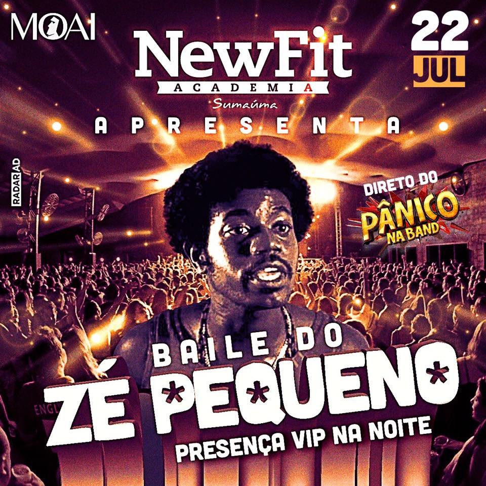 “Baile do Zé Pequeno” acontece neste sábado no Moai