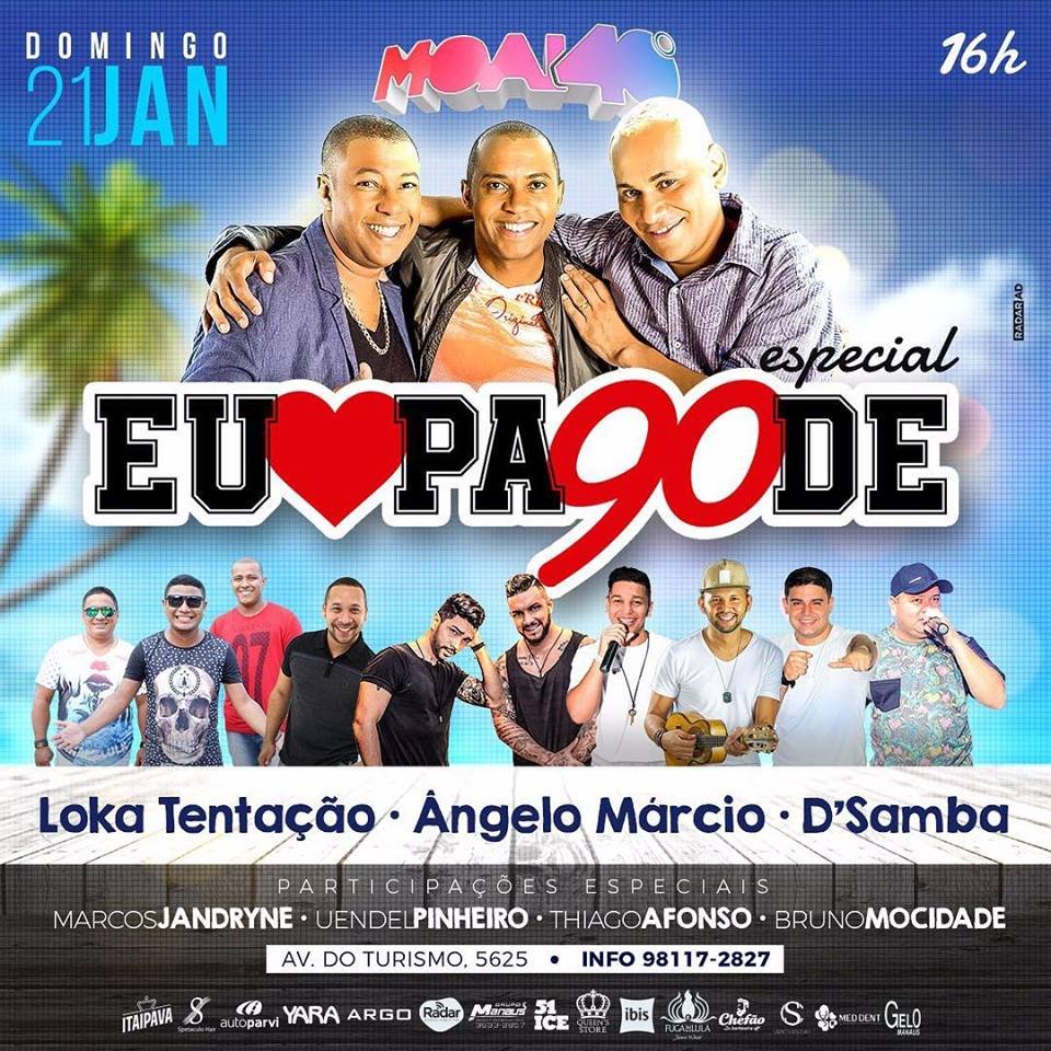 Moai Restobar promove “Especial Pagode 90” neste domingo