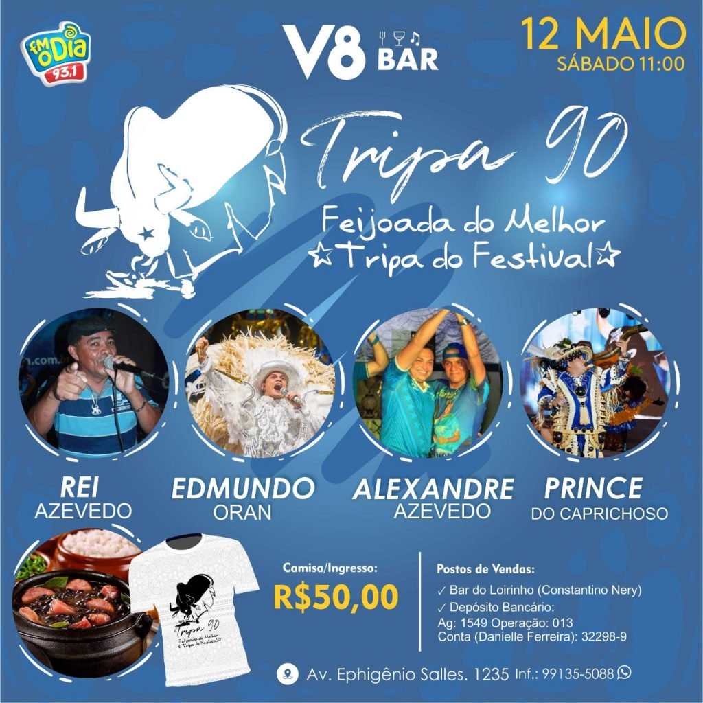 Feijoada ‘Tripa 90’ comemora Alexandre Azevedo como único item individual com mais pontuação do festival