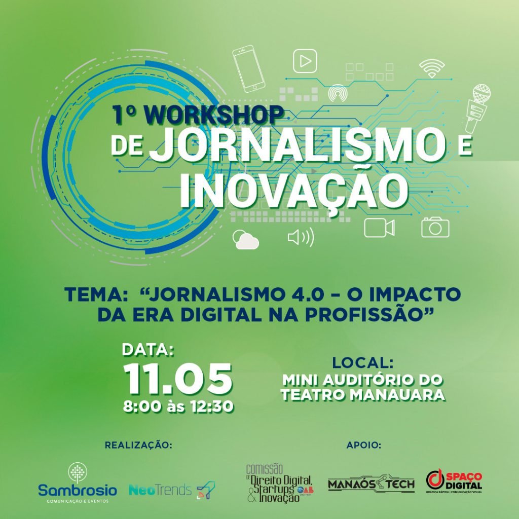 Workshop propõe debate sobre Inovação e Indústria 4.0 para jornalista em Manaus