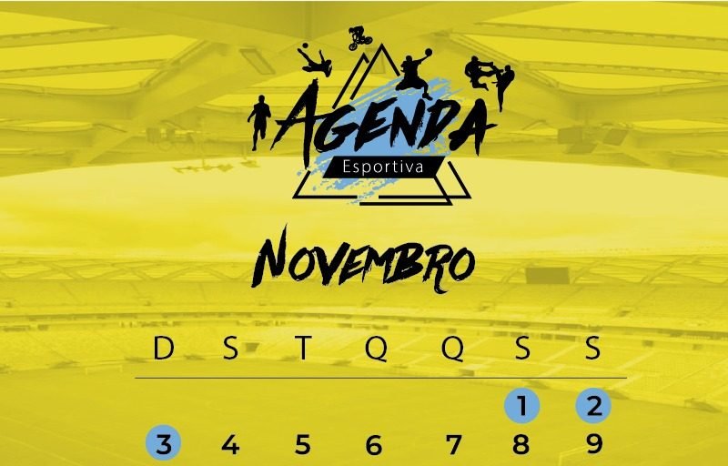Confira a agenda esportiva desse final de semana em Manaus