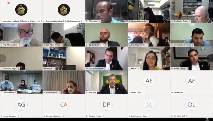 Presidente da Assembleia cobra mais leitos para Covid-19 em reunião com Secretaria de Saúde