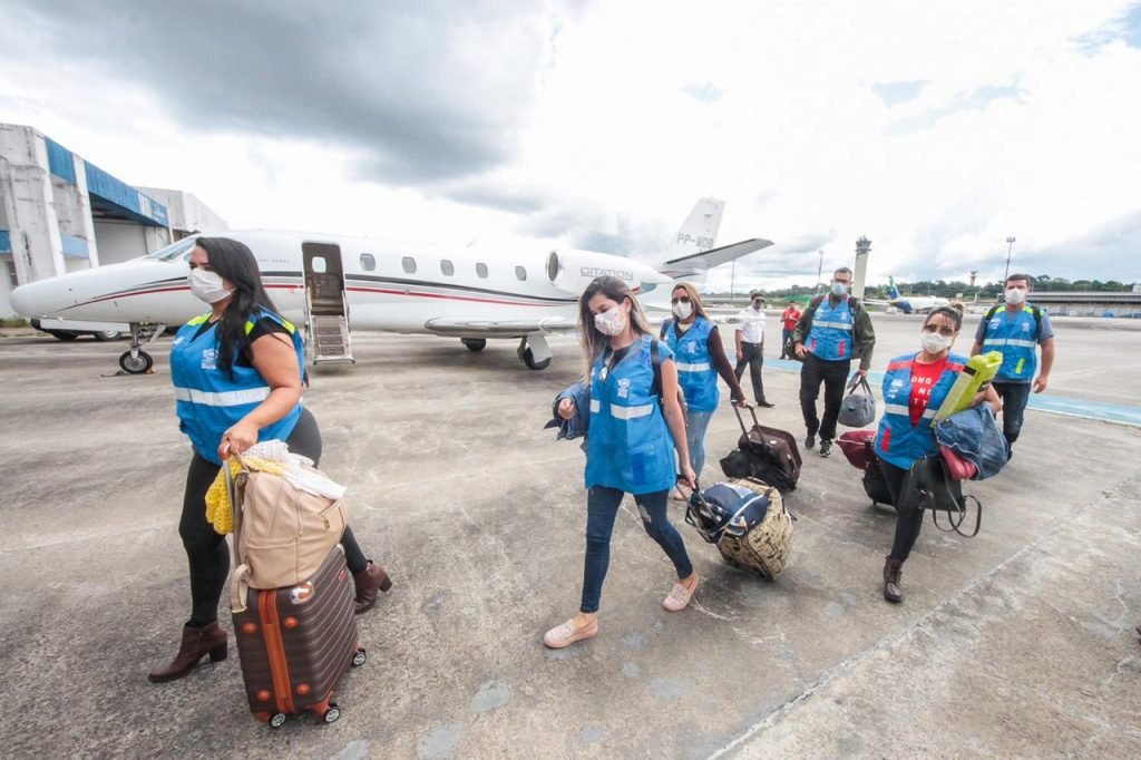 Ministério da Saúde envia mais 13 profissionais para o Amazonas no combate ao coronavirus