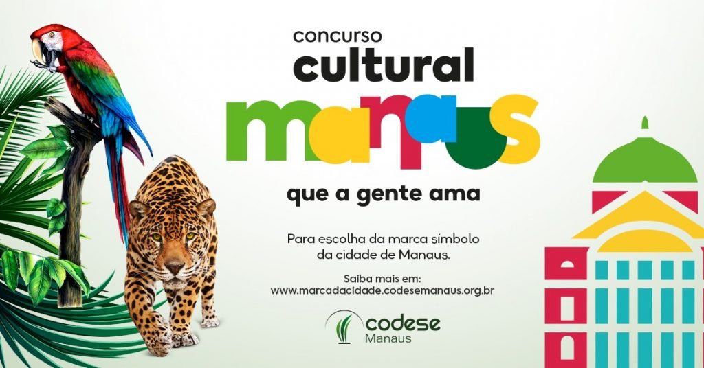 Concurso cultural pagará R$ 10 mil para nova marca-símbolo de Manaus