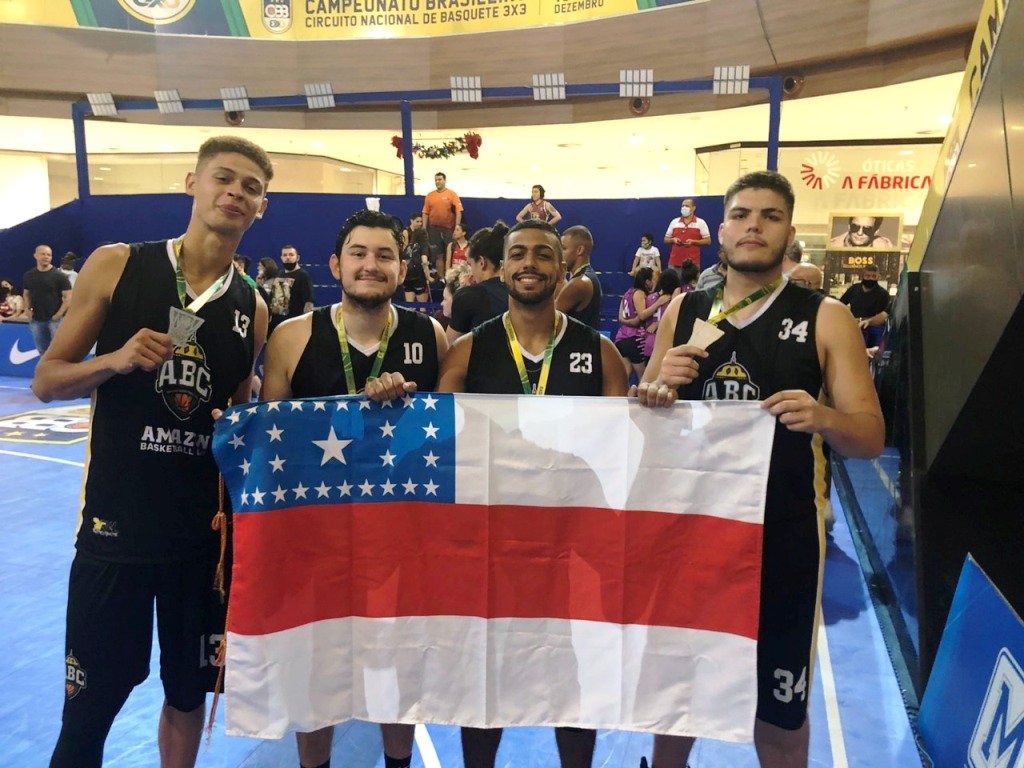 Time amazonense conquista medalha de prata inédita em torneio nacional de Basquete 3×3