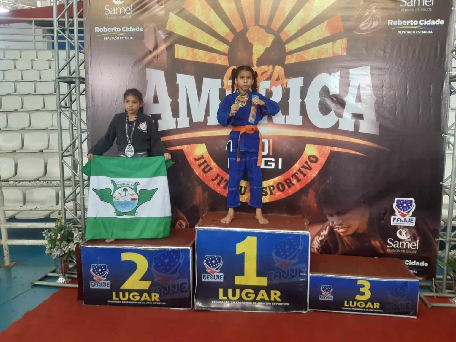 Irmãs indígenas conquistam ouro na Copa América de Jiu-Jitsu Esportivo