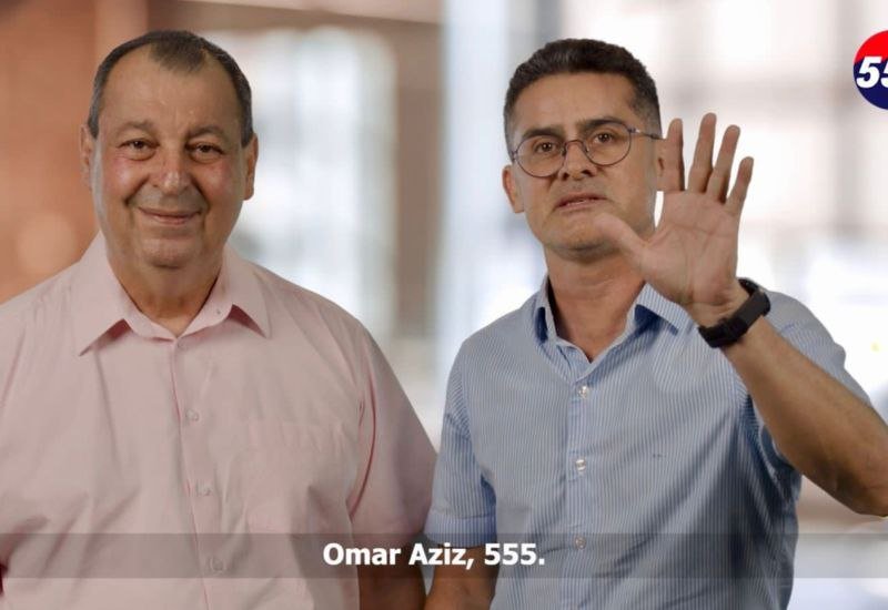 Prefeito David Almeida anuncia apoio e pede voto para o Senador Omar