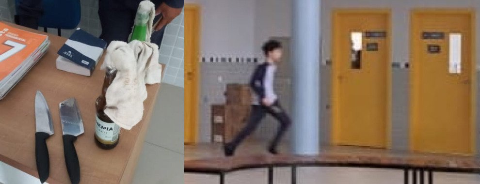 Aluno esfaqueia colegas em escola de Manaus, veja vídeo