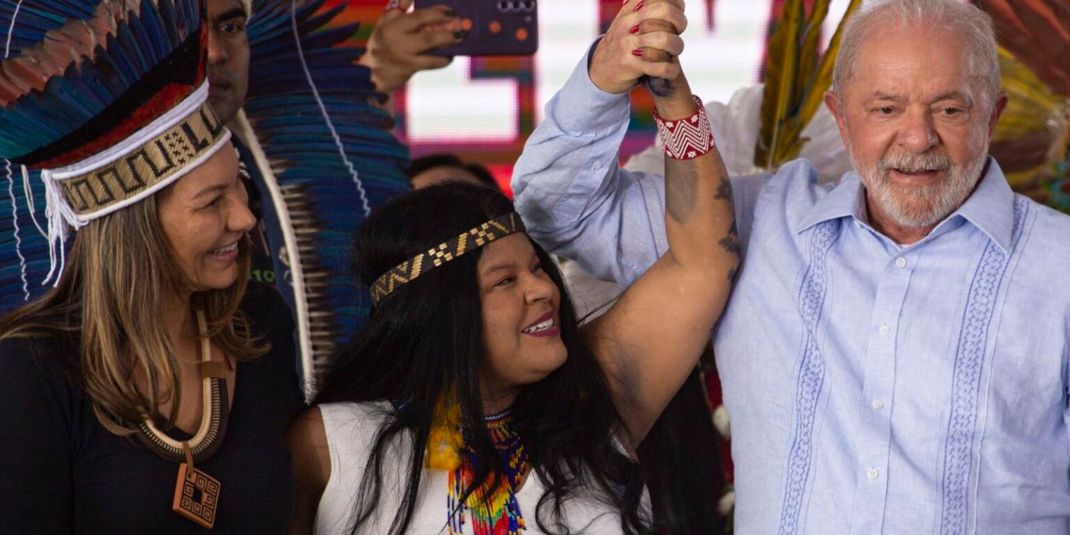 Ministra destaca retomada da demarcação de terras indígenas Ministra Sonia Guajaraja, destaca retomada da demarcação de terras indígenas