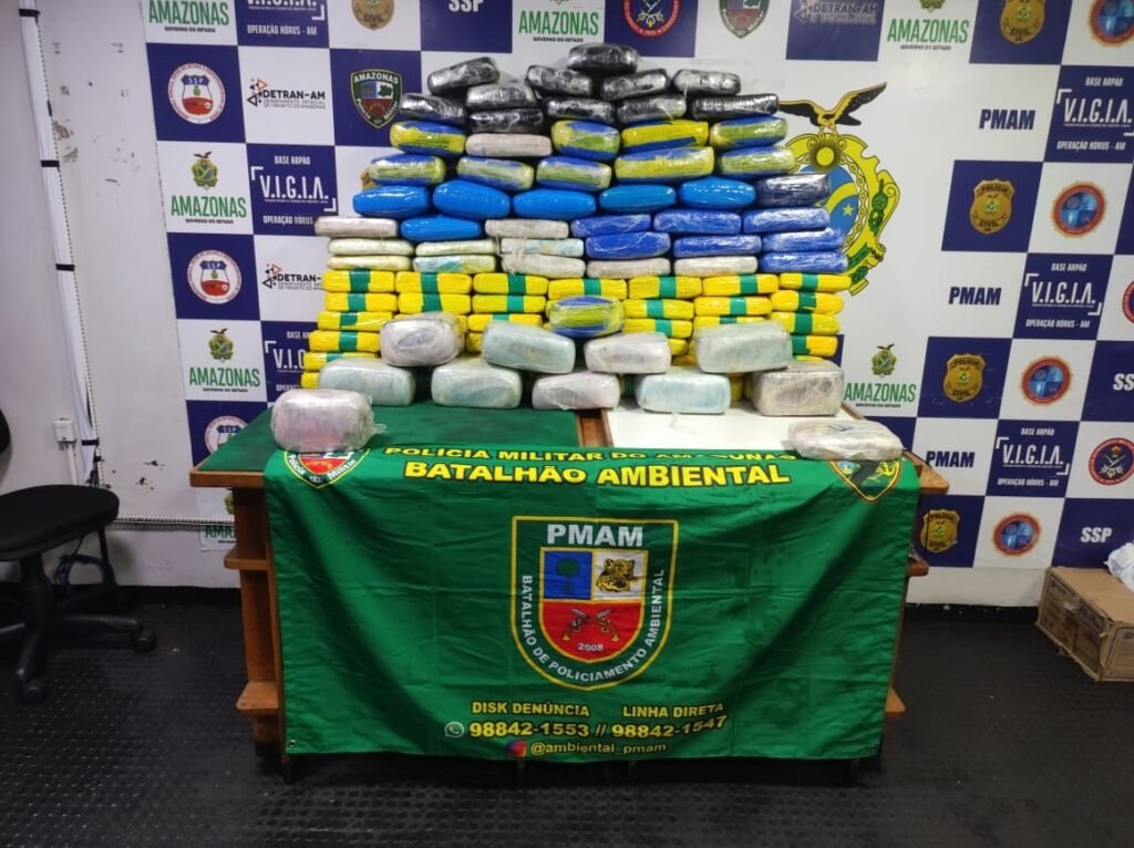 Base Arpão 1 apreende cerca de R$ 4,4 milhões em drogas em Coari