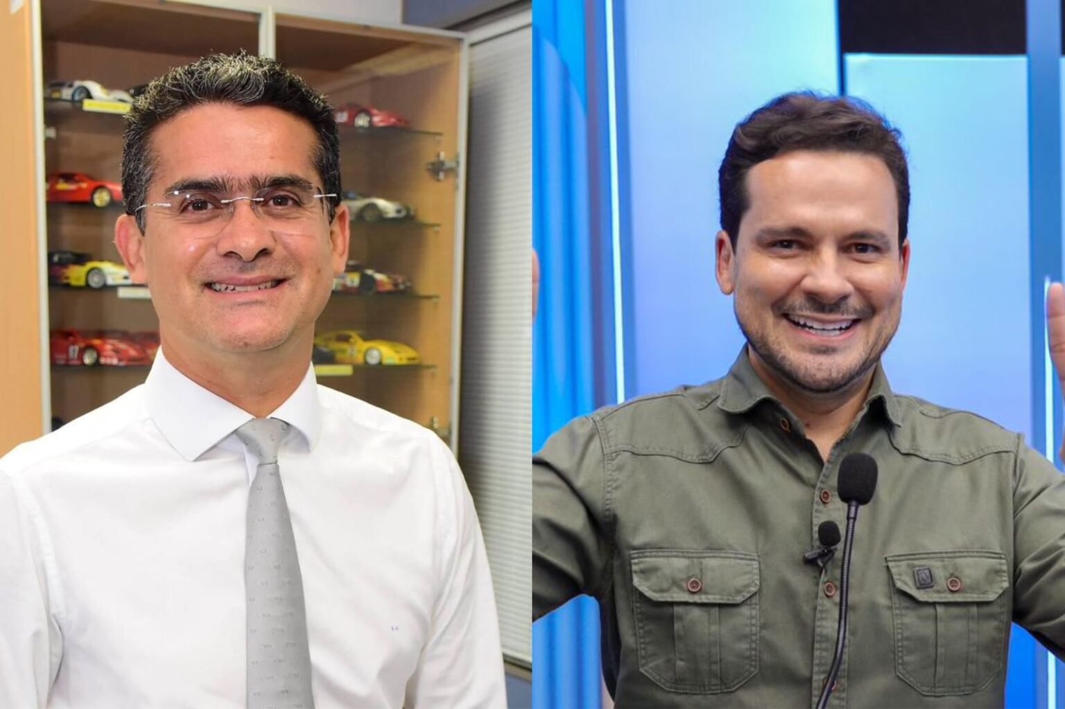 David Almeida e Alberto Neto disputarão o voto de direita manauara no 2º turno Manaus/Eleições/Montagem David x Alberto Neto/Justiça Eleitoral