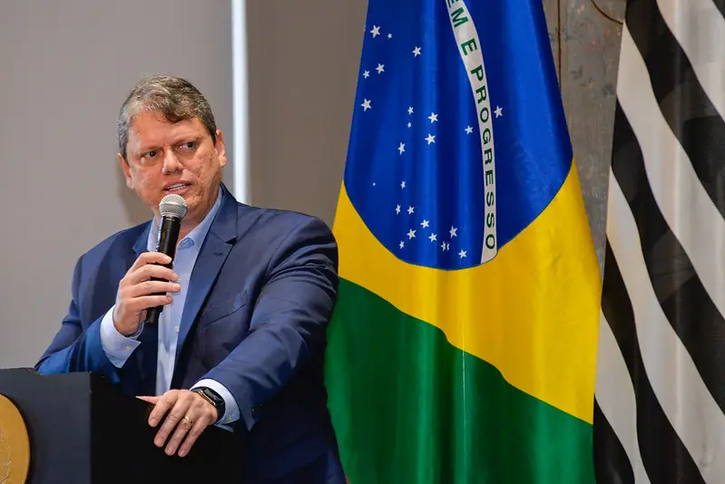 Governador de SP, Tarcísio de Freitas estará em Manaus neste sábado Tarcísio
