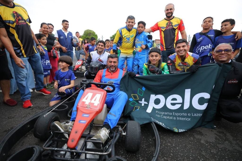 Governo do Amazonas inaugura pista de kart gratuita e revitaliza arena poliesportiva em Manaus Wilson Lima