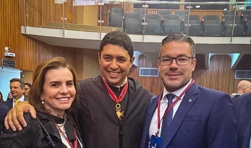 Presidente e corregedor do TCE-AM participam da posse do novo conselheiro do TCE de São Paulo