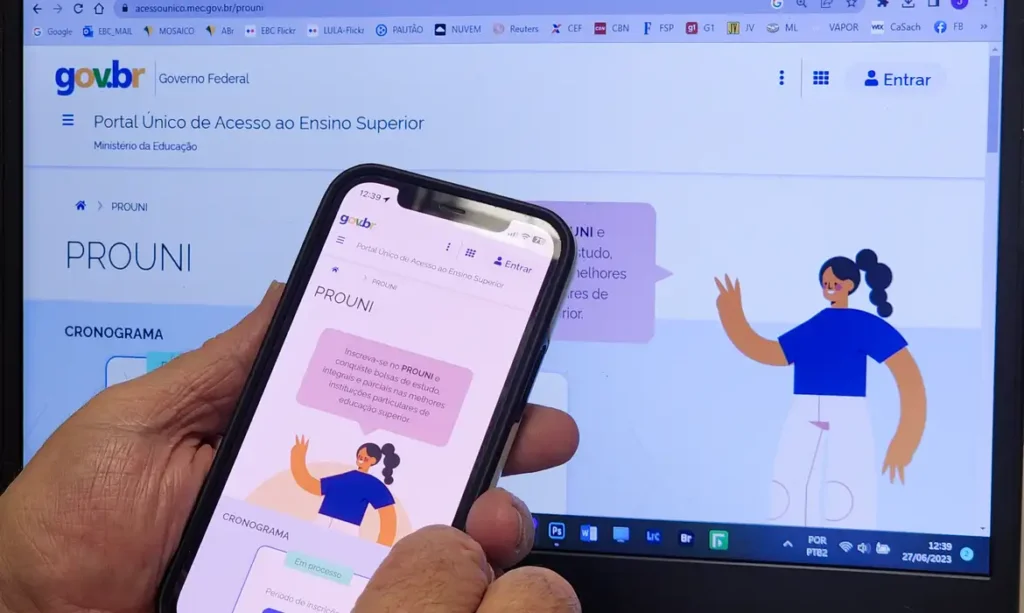 Prouni 2026: prazo de inscrição para 1º semestre termina nesta quinta Prouni