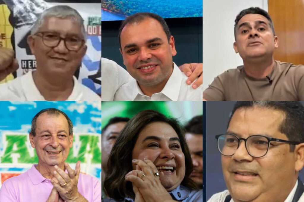 Seis candidatos têm nomes oficializados e disputa pelo Governo do Amazonas entra na fase de campanha Candidatos