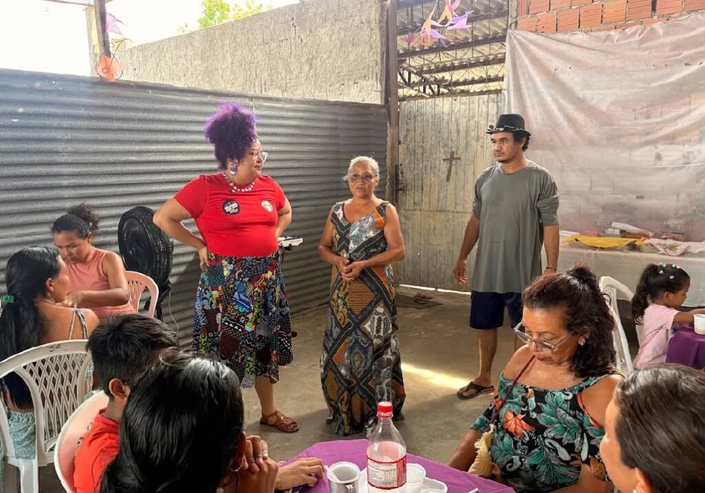 Michelle Andrews disputa vaga na Aleam com propostas para cultura e inclusão Michelle Andrews